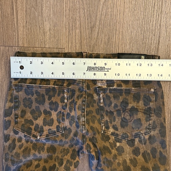 R13 Kate skinny Leopard Print Women Jeans 26